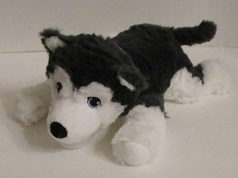 Verrassingsknuffel Husky 26cm